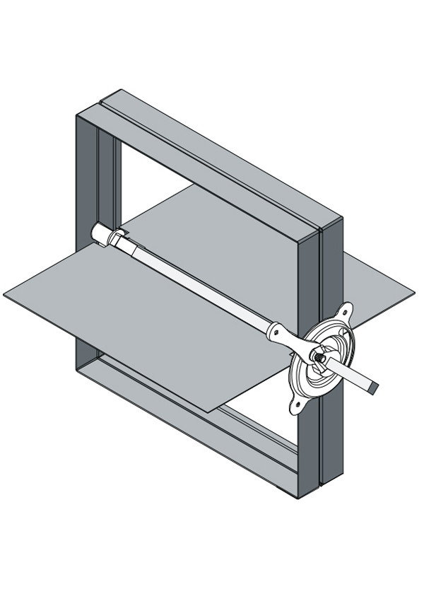 Manual Quadrant Air Control and Backdraft Dampers